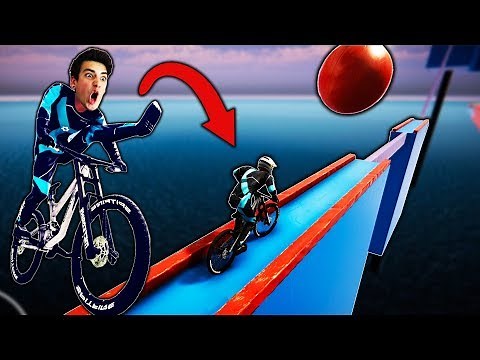 THE SCARIEST BIKE OBSTACLE COURSE EVER! (Descenders)