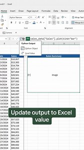 61K views · 504 reactions | How to visualize data using Python in Excel.  Download my FREE Excel Shortcut Guide  https://shorturl.at/xGY8R #excel #exceltips #exceltricks #spreadsheets #corporate #accounting #finance #workhacks #tutorial #sheets | Excel Dictionary | Facebook
