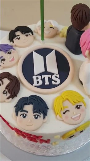 BTS Celebration Cake🎂🌷 #cake