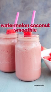 Watermelon Coconut Smoothie (Dairy-Free)