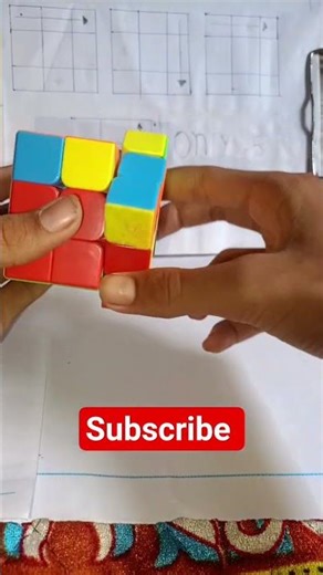 3x3 Rubik's cube finger tricks