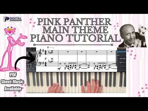 Pink Panther Main Theme | Piano Tutorial | Iconic Movie Themes | PDF Sheet Music | Easy Piano