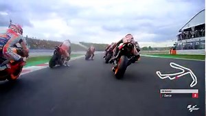 As Bagnaia makes an early break, the chasing pack jockey for position! 💥 Enjoy the start of the #SanMarinoGP from the hot seat! 🔥 #MotoGP | MotoGP