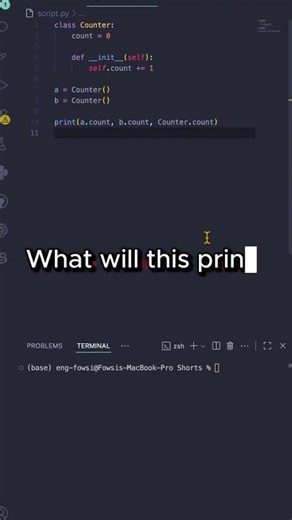 Python Counter Behavior That Breaks Expectations #python #tutorial