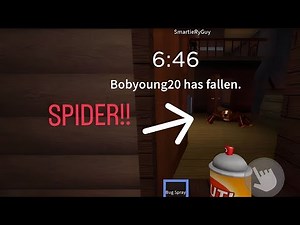 Roblox| Spider Horror Game - I SPRAYED THE SPIDER 🤣