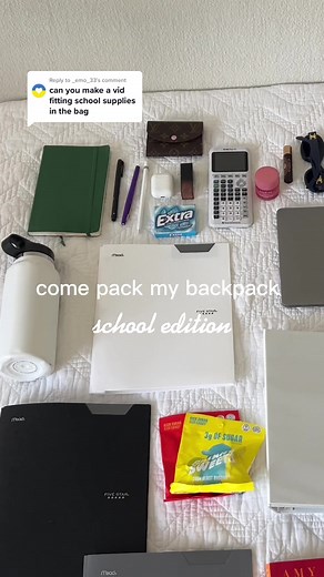 Pack My School Backpack with Me | Back to School Essentials