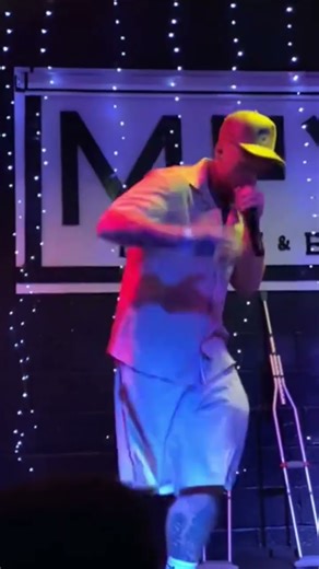 One Legged Rapper Performing On One Leg‼️ #music #rapper #disability #fyp #fypシ゚viral #explore