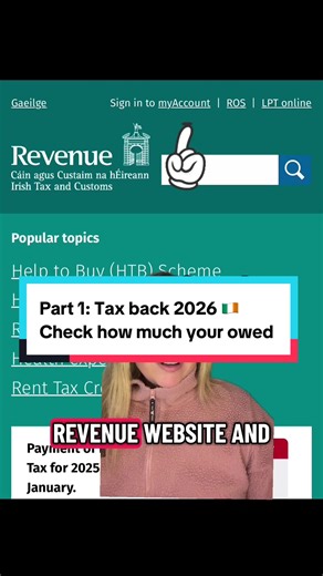 Its 2026 which means you can now check your tax back for 2025 I show you step by step how to check your preliminary result directly on Revenue I’ll also be showing you how to claim other things you might be entitled to like rent tax credit and more Follow along so you don’t miss the next ones #taxback #revenue #irishfinance #tax2026 #ireland