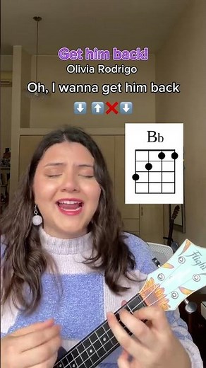 💜Learn how to play popular Olivia Rodrigo song on Ukulele💜 #ukulele #flightukulele