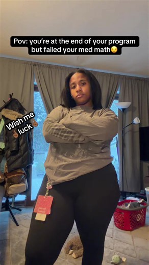 Med math and i never go along but wish me luck! #nurse #studentnurse #nursingstudent #fyp #college