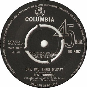 Des O'Connor - One, Two, Three O'Leary
