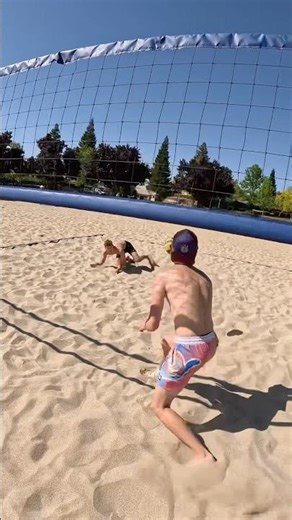 Sun in My Eyes, Volleyball Save in the Sky ☀️🏐