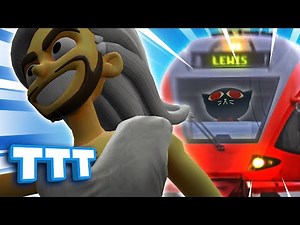 Zoey uses a TRAIN as a weapon | Gmod TTT