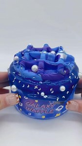 galaxy waffle 💫🧇 tag 3 & if they don’t reply then they owe you slime 😌 restock tomorrow at 3pm PST! #slime #fblifestyle #asmr #oddlysatisfying #slimemixing | Snoopcrunchofficial