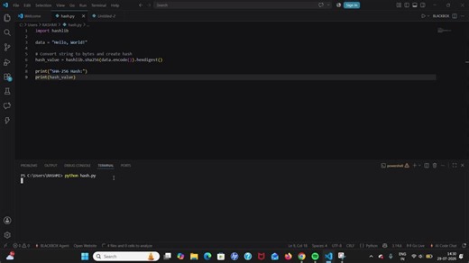 #cybersecurity #cryptography #hashing #dataintegrity #sha256 #informationsecurity #learning #handsonlearning #cybersecurityprojects #linkedinlearning | Rashmi Das