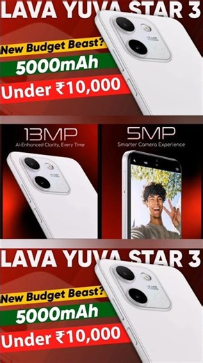 LAVA Yuva Star 3 India | Budget Android Phone | 5000mAh Camera Specs | Review