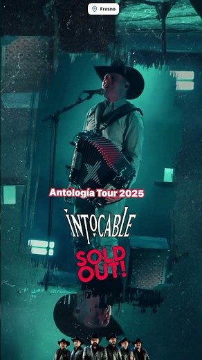 INTOCABLE - Antología Tour 2025 /Fresno Ca 📍 SOLD OUT #musica #fresno #texas #monterrey