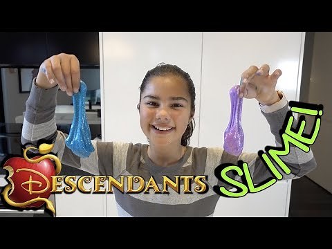 Making Disney Descendants Slime | Grace's Room