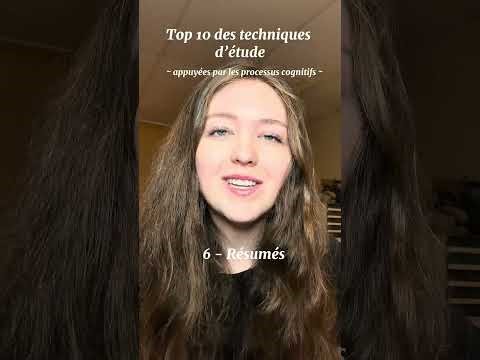Top 10 des techniques d’étude (appuyées par les processus cognitifs!)