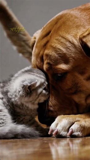Unlikely Best Friends: Dog and Cat's Incredible Bond! 🐾❤️🐾