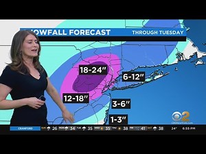 New York Weather: CBS2 6:30 p.m. Forecast