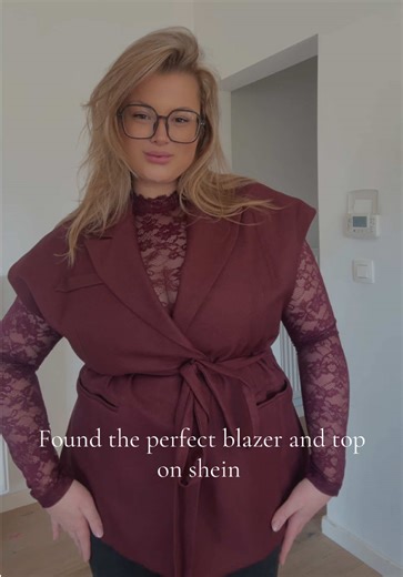 Discover the Perfect Blazer and Top on Shein!