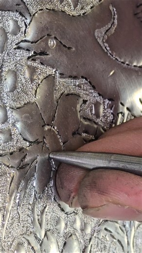 Masterpiece: Fire & Silver. Full video coming soon! #Art #Luxury #Handmade