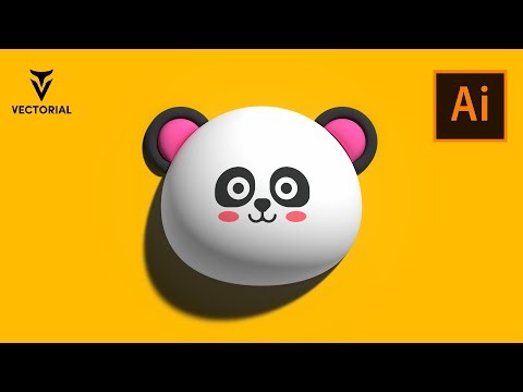 How Can You Easily Create A Cool 3D Vector Panda In Adobe Illustrator?