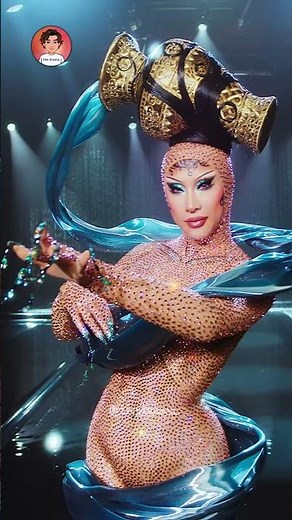 "Nymphia makes her S17 Promo Look" #dragrace #shorts