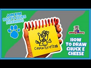 Jon Kim Blue's Clues Drawing - How To Draw Chuck E Cheese
