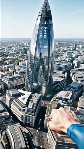 Superman POV Flying Over London City | Ultra-Realistic Cinematic AI Vlog. #SupermanPOV