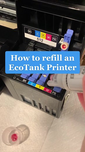 How to Refill an EcoTank Printer | Epson EcoTank 7550