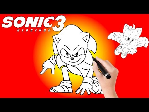 How to Draw & Color Sonic the Hedgehog 🎨 | Easy Drawing for Kids | Kiddo Adventure Zone
