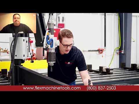 FlexArm Tapping Laser Cut Holes - How to - Live Demo