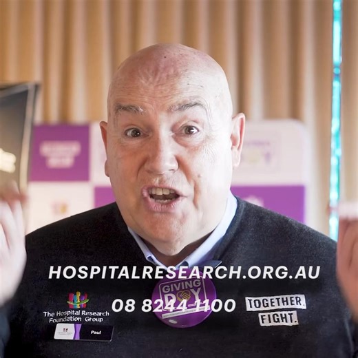 💜Giving Day starts now!!💜 Today is the day to DOUBLE your impact for life-changing medical research patient care. Answer the phone if you hear it ring or donate online: www.hospitalresearch.org.au/givingday/ | The Hospital Research Foundation Group