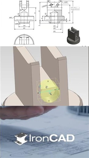 Modeling Practice | #ironcad #tutorial_ironcad #cad #cad3d
