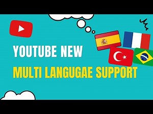 Multi Language Audio Feature in YouTube