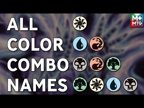 All Magic the Gathering Color Combo Names
