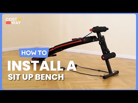 How to Install the Multifunctional Sit up Bench | 13689725 #costway #howto