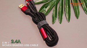 5 en 1 cable USB trenzado anti-rotura de aleación de aluminio 2.4A Podemos exportar a todos los países de Sudamérica.✈️ Más productos:https://www.mobile-well.com/es/p-c/accesorios/ Mi whatsapp: https://wa.me/8618928919206/ #cable #cablededatos #accesoriosparacelulares #cabeUSB #V8 #IPH #TypeC | Somostel Accesorios para Celulares | Facebook