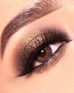 798K views · 40K reactions | An awesome eye makeup look in gold | MetDaan Makeup | Facebook