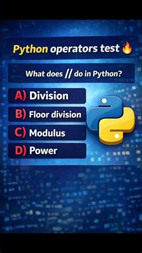 Python Operators Explained – // 🤓