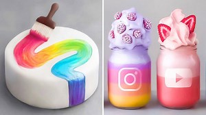 Relaxing rainbow cake ideas