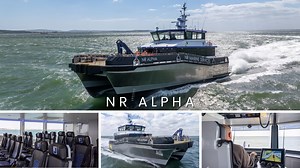 Introducing our first Stock Build CTV under the Diverse Marine Finance & Lease Programme! Meet our second-of-class 27-metre hybrid-ready Storm Class CTV. She has been handed over to NR Marine Services and is known as NR Alpha! Design by WMD #diversemarine #technology #seatrials #craftsmanship #workboats #innovations | Diverse Marine