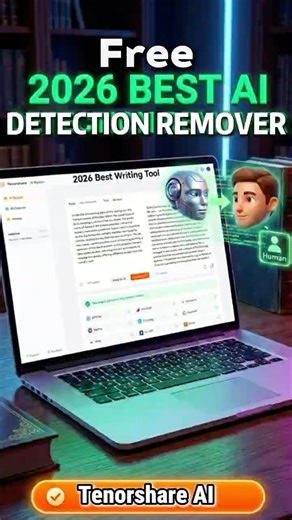 100% AI Detected? 😱 Fix it in 1 Click! #tenorshare #aibypass