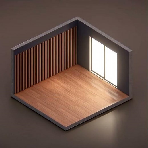 Lumion Phasing Animation - Realistic Isometric Interior 3d Render #Shorts