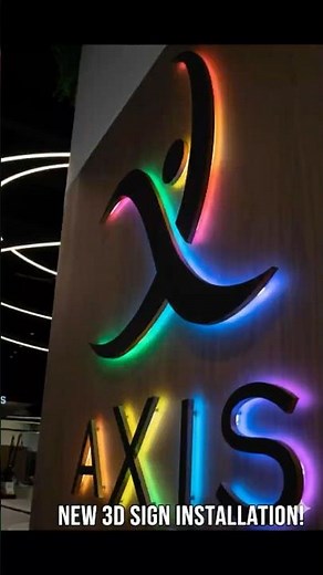 That's How They Install 3D Office Signs #satisfying #installation #trending