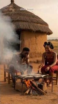 As a newly married couple. This is how we live in this quiet but peaceful village. #viral