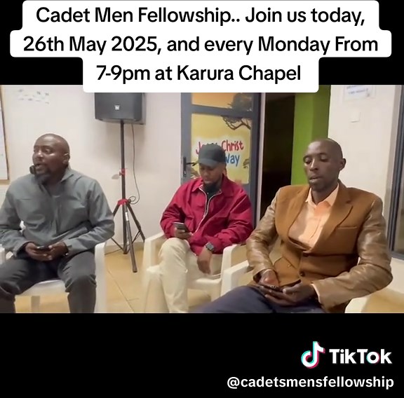 Worship with Cadet Men Fellowship in Ruaka