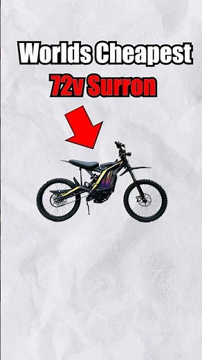 CHEAPEST 72v Surron (cheaper than stock)😱 #surron